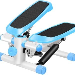 Stepper Fitness Trainer - Mini Hometrainer - Thuis Trainen - Stil Ontwerp - In Hoogte Verstelbaar - Blauw (9101368395744)