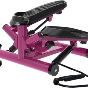 Stepper - Hometrainer - Thuis Fitness - Met Massage Pedalen - 50x25x18cm - Paars (9101356834187)