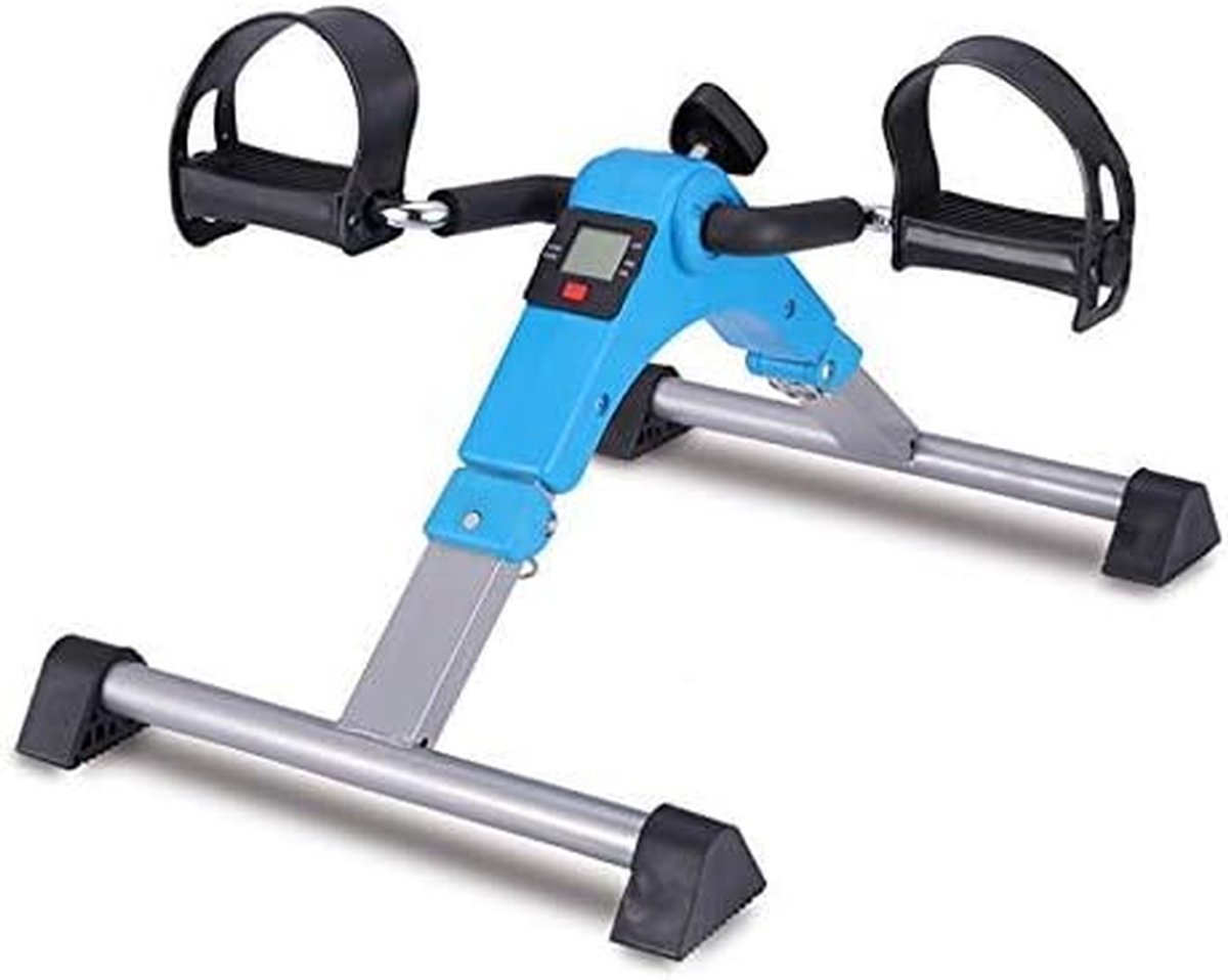 Voetentrainer - Hometrainer - Revalidatie en Fitness - Opvouwbaar compact ontwerp - 28 cm hoog - Blauw Groen (9101364889490)