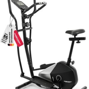 2-in-1 Crosstrainer en Hometrainer met 8 Weerstanden en Hartslagmeting (9101112641769)