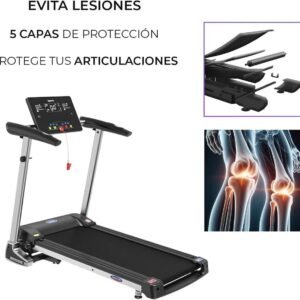 Compacte elektrische loopband voor thuis - Eenvoudig en comfortabel trainen (9101019252747)