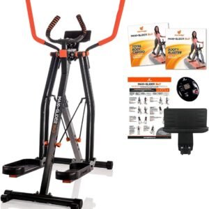 Cross Trainer Cardio Trainingsapparaat met 4 Weerstandsniveaus en Hartslagmeter (9101096518781)