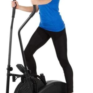 Crosstrainer - Hometrainer Elliptical - Cardiotraining Thuis - Gewrichtsvriendelijke Elliptische Beweging - Max 100kg - Zwart (9101176549360)