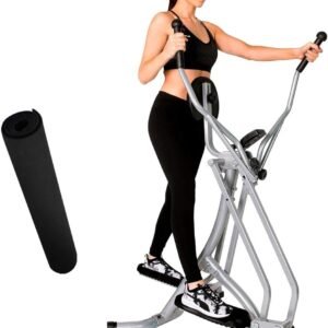 Crosstrainer Walker - Elliptische trainer Hometrainer - Conditie opbouw - Inklapbaar ruimtebesparend - Tot 100 kg - Zwart (9101449450102)