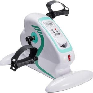 Elektrische Pedaaltrainer - Mini Hometrainer - Lichamelijke Beweging - 12 Snelheidsniveaus - 48x38x29cm - Wit Groen (9101217116032)