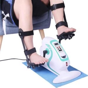 Elektrische Pedaaltrainer - Mini Hometrainer - Revalidatie & Beweging - Actieve Passieve Modus - 49x30x28.5CM - Zwart (9101216789350)
