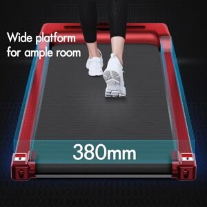 Elektrische loopband inklapbaar 1-12 km/u - Walking Pad met Bluetooth, afstandsbediening, LED-display, 2.2 PK motor, 150 kg draagkracht - Home office onder bureau hardloopband - House&Garden PowerWalk Pro 3805A-H (9505847649470)