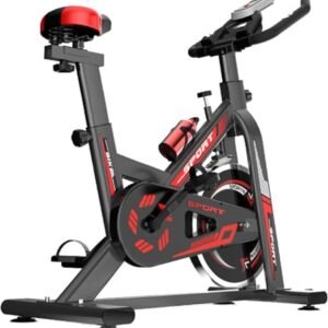 Hometrainer 3.0 - Zwarte Stille Indoor Fiets met Instelbare Weerstand voor Thuis (6153819662632)