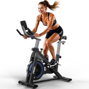 Hometrainer Ergometer - 300 Watt Weerstandskoppel - 30 Kg Gewicht - Indoor Fitnessfiets - Volledig Verstelbaar (9113762586680)