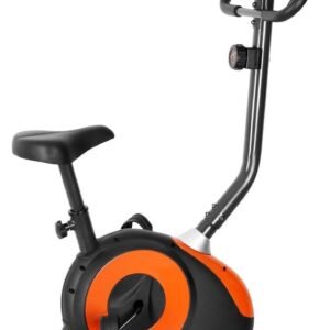 Hometrainer Ergometer - Duurtrainer Fiets - Binnenshuis Trainen - Inclusief Hartslagmeter - Max 110 kg - Zwart Oranje (9101174521009)