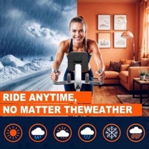 Hometrainer - Ergometer - Fitnessfiets - Indoor Bike - Stationaire Fiets - 300 Watt Weerstand - Stabiliteit Tot 150 Kg - Grijs (9113761131515)