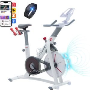 Hometrainer Ergometer - Stille Fitnessfiets - Magnetische Rem - Riemaandrijving - Cardiotraining Thuis - App Compatibel (9113767327639)