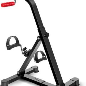 Hometrainer Fiets - Pedal Trainer - Lichamelijke Beweging - Opvouwbaar Ontwerp - 1 stuk - Wit (9101216280338)