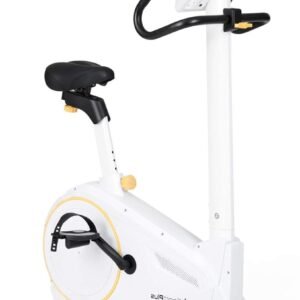 Hometrainer - Fiets voor thuis Trainingsfiets - Indoor oefeningen - 24 weerstandsniveaus - 150 kg belastbaar - Sneeuw/zon (9101175258904)