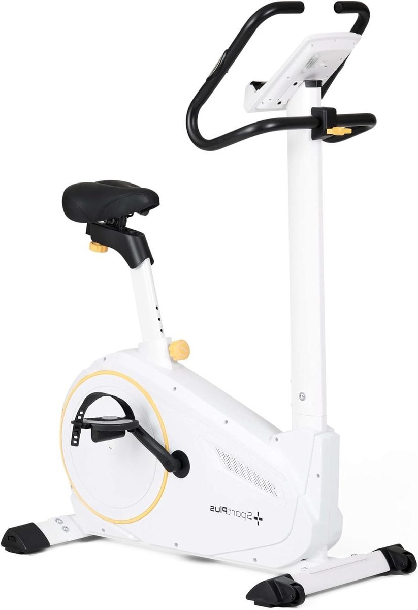 Hometrainer - Fiets voor thuis Trainingsfiets - Indoor oefeningen - 24 weerstandsniveaus - 150 kg belastbaar - Sneeuw/zon (9101175258904)