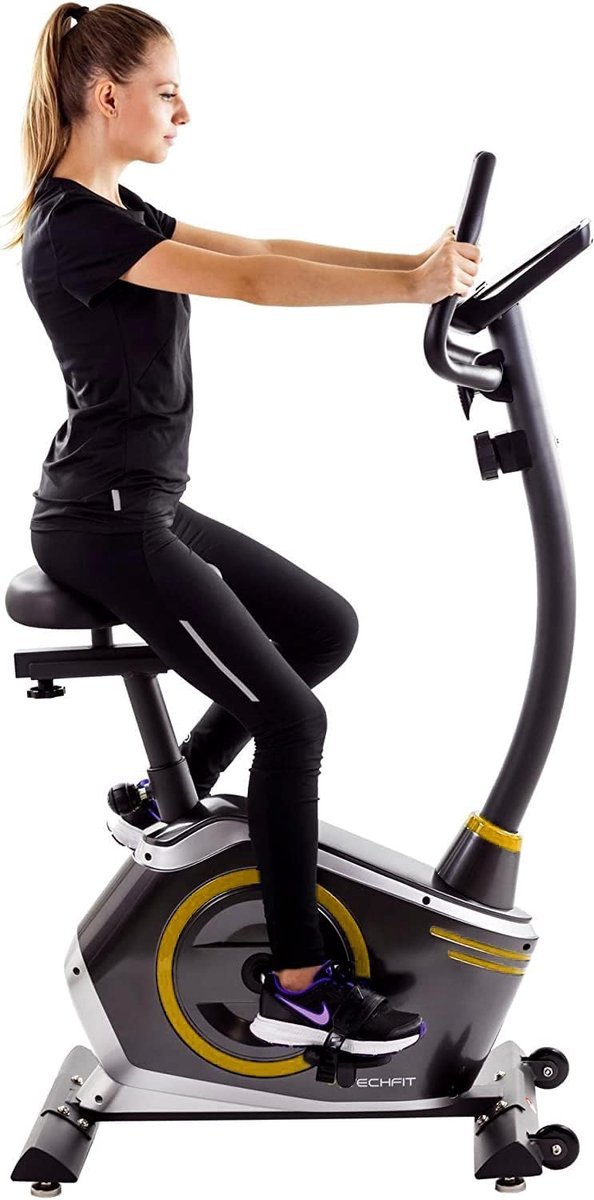 Hometrainer Thuis - Fitness Fiets - Cardio Training - 8 Weerstandsniveaus - 83x50x138 cm (9101166107174)
