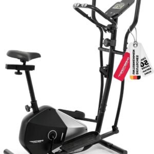 Hybride Crosstrainer - Hometrainer Elliptical - Thuis Fitness - 2-in-1 Ontwerp - 110 kg - Zwart (9101395351850)