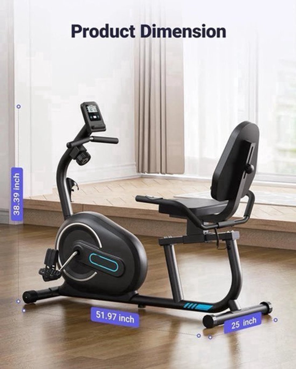 Indoorfietsen - Hometrainers - Spinningfiets - Indoorfietsen - Fitness Fiets - Indoor Cycle - Indoorfiets - Hometrainer - met Bluetooth - Exclusieve app-Connectiviteit - Hartslaghandgreep - Zwart (9113763632218)