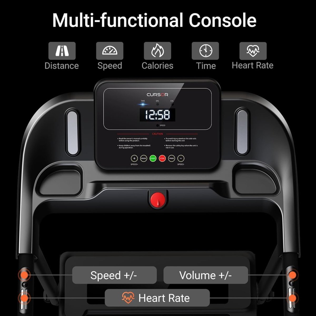 Inklapbare Loopband - Elektrische Hometrainer - Walking Pad Fitness - Interval (9101153845058)