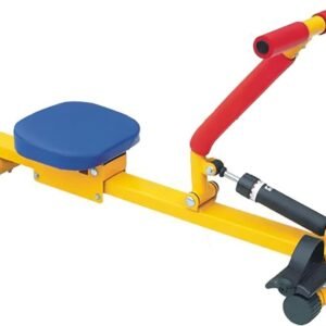 Kinder Roeitrainer - Binnen Fitness - Actief Blijven - Hydraulisch Systeem - 97 x 32 x 23 CM - Zwart (9101276159315)