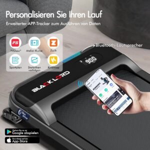 Loopband - HOUSE&GARDEN Walking Pad met 12% automatische helling, 2,5 PK motor, 1-6 km/u, LED-display, afstandsbediening, compact onder bureau wandelband voor thuis en kantoor fitness (9501279949560)