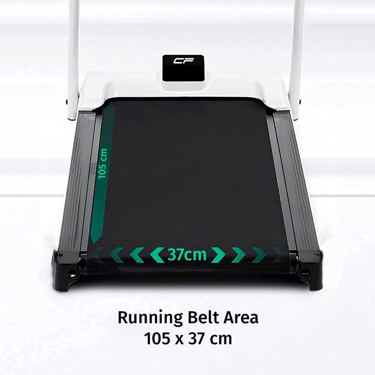 Loopband Inklapbaar - Hometrainer Elektrisch - Walking Pad Fitness - Wit (6152124666601)