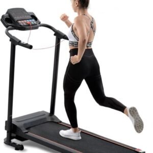 Loopband - Wandelband - Walkingpad - Treadmill - Opvouwbare Loopband - met Luidspreker - voor Thuisgymnastiek Fitness - Compact Opvouwbaar Ontwerp - Zwart (9113766238097)