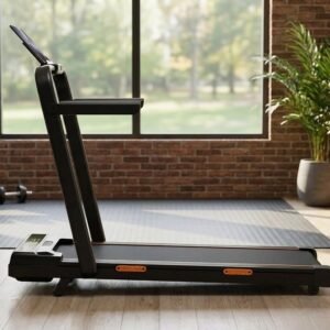 Loopband voor Thuis inklapbaar - House&Garden PowerIncline Pro X16 met 16% Helling - Elektrische Treadmill 10 km/u - Walking Pad met Handgrepen, LED Display & Afstandsbediening - Stille Home Fitness Loopband tot 136 kg - Zwart (9506367843867)