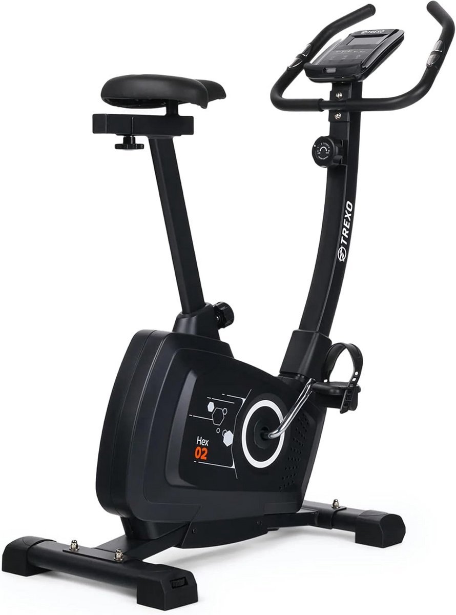 Magnetische Hometrainer met Computer & Hartslagmeter - Stil en Verstelbaar (9101089684615)