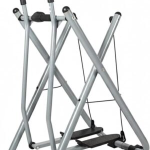 Opvouwbare Crosstrainer - Thuisgym Air Walker - Cardio Training - Ruimtebesparend Ontwerp - 58 x 88 x 151 cm - Zilver (9101250964430)