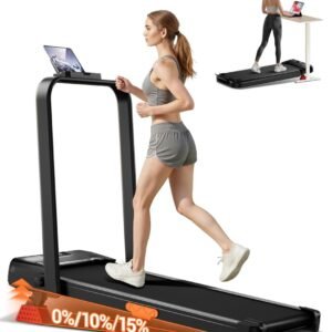Opvouwbare Loopband - Wandelpad Hometrainer - Thuis Fitness - Handmatige Helling - 107x52x8.9cm - Zwart (9101174058154)