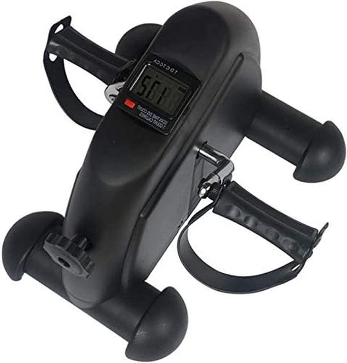Pedaaltraining Hometrainer - Onder Bureau Fiets - Actieve Werkdag - Magnetische Weerstand - Verstelbare Hoogte - Zwart (9101219867543)