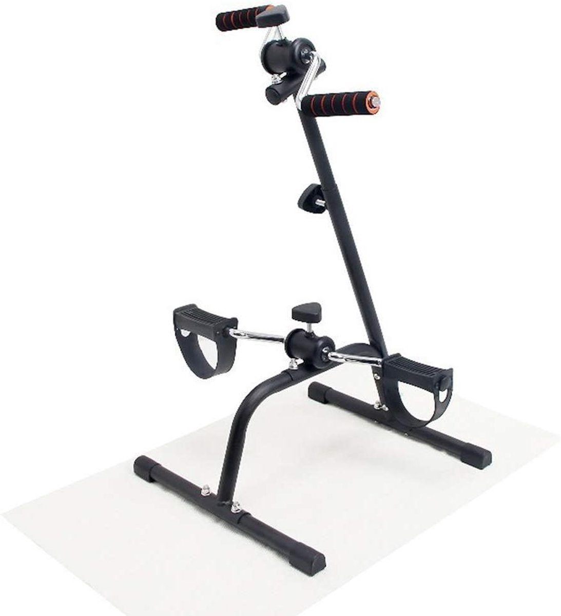 Pedal Trainer - Mini Hometrainer - Lage Impact Training - In Hoogte Verstelbaar - 40x47x72cm - Zwart (9101218464682)