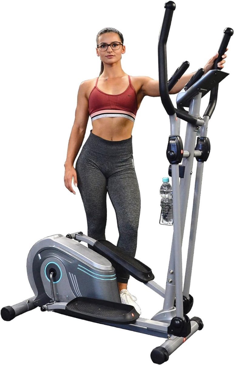 QORA® Crosstrainer - Crosstrainers - Crosstrainer Fitness - Grijs - 50cm x 120cm x 160cm (6155952454495)