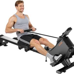 Roeitrainer Ergometer - Hometrainer Roeien - Thuis Sporten - 16 Weerstandsniveaus - 158 kg Draagvermogen - Zwart (9101215261895)