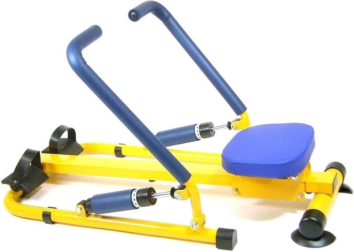 Roeitrainer voor kinderen - Fitnessapparaat binnen - Actief spelen - Duurzame stalen constructie - 4-12 jaar - Niet gespecificeerd (9101228014112)