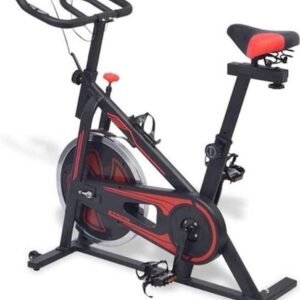 Spinningfiets - Hometrainer - Fitnessfiets - Indoor Bike - Cardiofiets - Verstelbaar Zadel en Stuur - Stil Met 15 Kg Inertiegewicht (9113769396503)