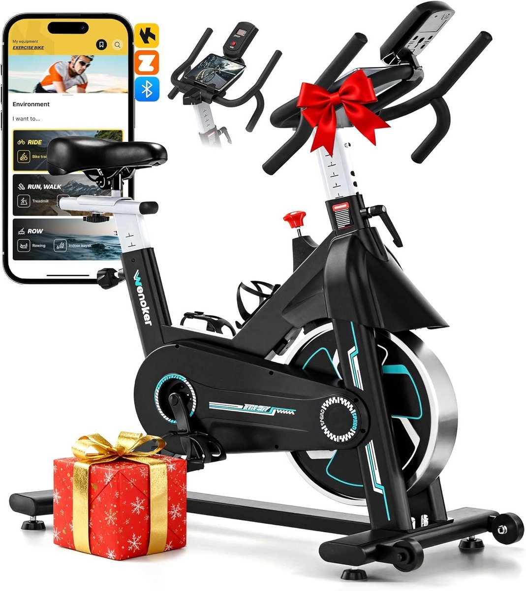 Stille Hometrainer met App Connectiviteit en Ergonomisch Ontwerp (9101062655847)