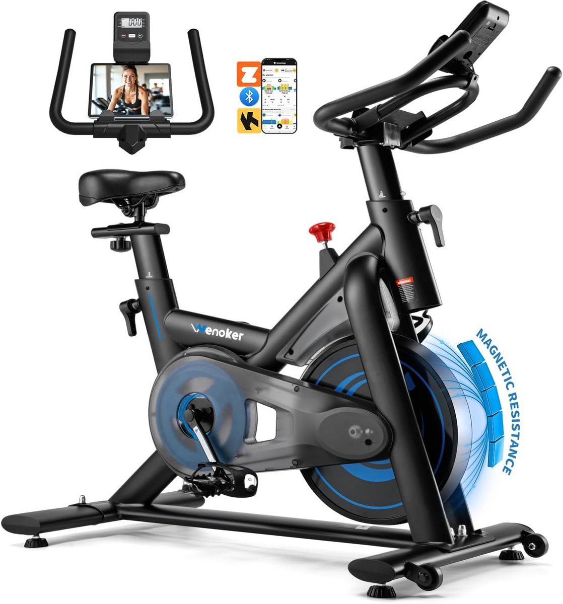 Stille Hometrainer met App Connectiviteit en Magneetweerstand voor Thuisgebruik (9101095471070)