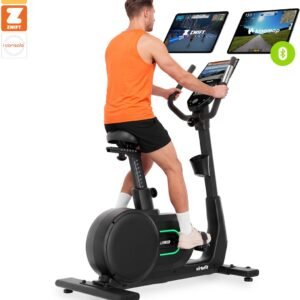 VirtuFit LEB300i Hometrainer - Lage Instap - 48 Weerstandsniveaus - 43 Programma's - 7 kg Vliegwiel - 150 kg - Bluetooth - Kinomap, Zwift & iConsole+ (8718591689833)