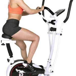 2-in-1 Fitnessapparaat - Hometrainer Crosstrainer - Thuisconditie Verbeteren - 8 Weerstanden (9101505767786)