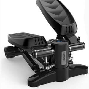 2-in-1 Stepper - Hometrainer Twist - Thuis Fitness - Met Trainingscomputer - Max 150kg - Zwart (9101230697174)
