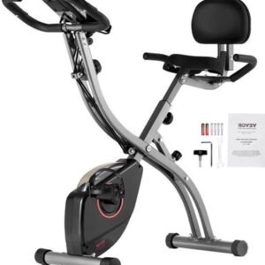3-in-1 Hometrainer - Opvouwbare Fiets - Fitnessfiets - Binnenfiets - Spinningfiets - Oranje Zwart - Instelbare Magnetische Weerstand - Stabiel Stalen Frame (9113768481163)