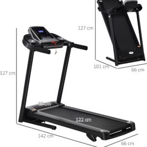 Equivera Loopband Inklapbaar - Wandelband - Walking Pad - Fitness - Hometrainer - Treadmill - Inklapbaar (8721257046628)