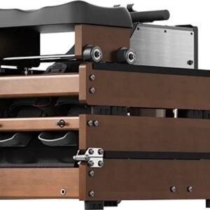KingSmith WM10 - Roeitrainer - Walnut - Magnetische Weerstand - Inklapbaar & Compact Design - Fluisterstille Aandrijving - LCD Trainingscomputer - Volledige Full Body Workout - Geschikt voor Thuisgebruik (6970492719367)