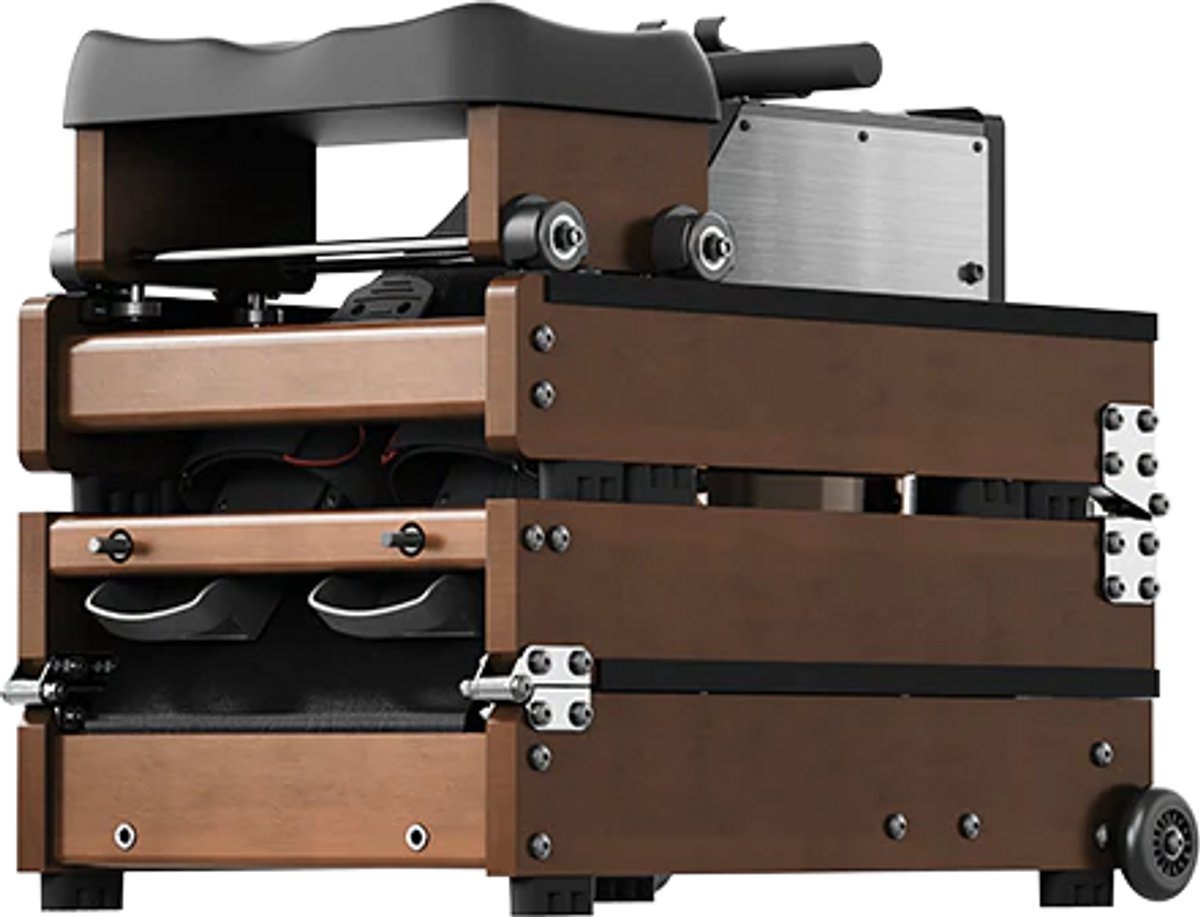 KingSmith WM10 - Roeitrainer - Walnut - Magnetische Weerstand - Inklapbaar & Compact Design - Fluisterstille Aandrijving - LCD Trainingscomputer - Volledige Full Body Workout - Geschikt voor Thuisgebruik (6970492719367)
