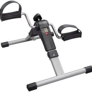 Oefenfiets - Hometrainer Mini - Revalidatie Thuis - Verstelbare Weerstand - Opvouwbaar - Zwart (9101224839085)