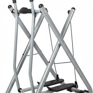 Opvouwbare Crosstrainer - Thuisgym Air Walker - Cardio Training - Ruimtebesparend Ontwerp - 58 x 88 x 151 cm - Zilver (8763236012514)
