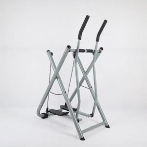 Opvouwbare Elliptische Trainer - Cardio Apparaat Hometrainer - Thuis Trainen - Compact Opvouwbaar Ontwerp - Tot 120 kg - Zilver (9101335756554)