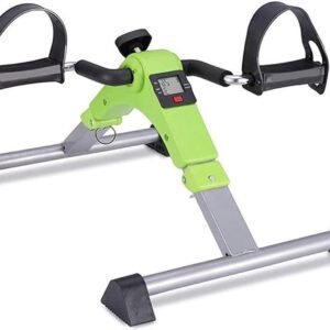 Opvouwbare Hometrainer - Pedaaltrainer Mini Fiets - Spieropbouw Thuis - Verstelbare Weerstand - 41.5 cm - Zwart (9101225301703)